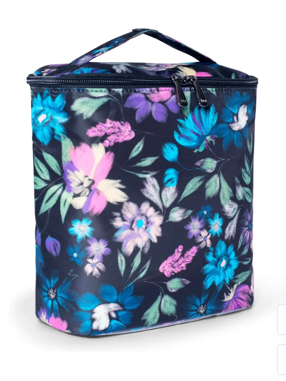 NWT Lug Dolly Cosmetic Case in Bloom Black